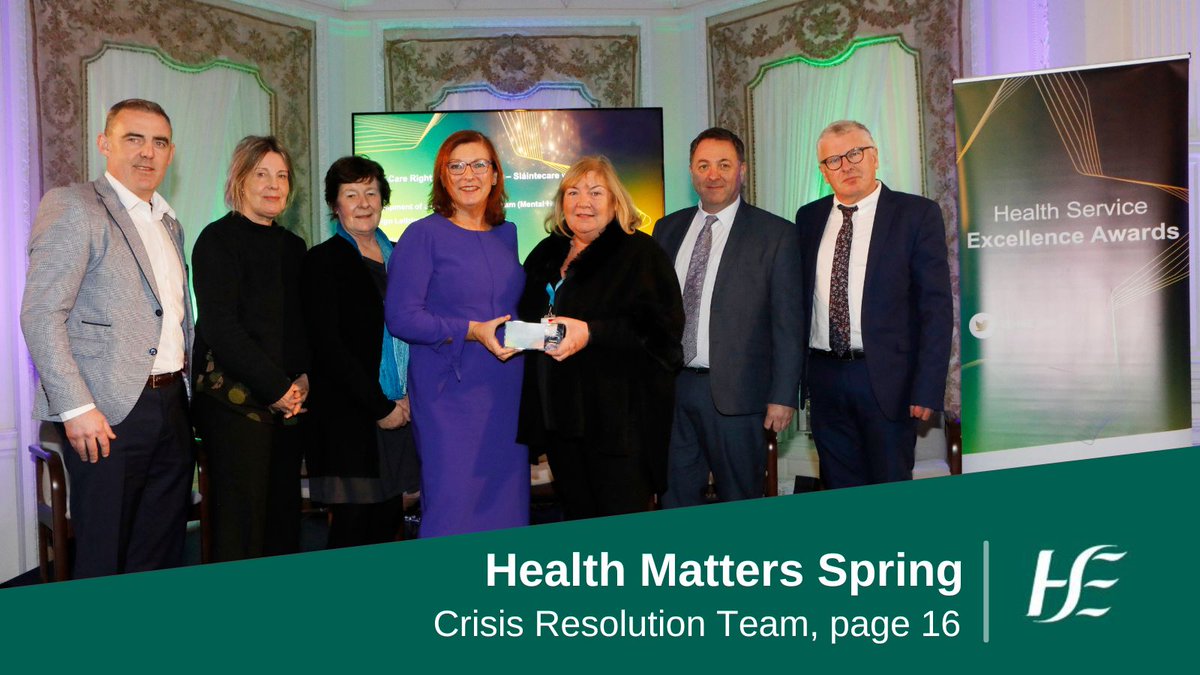 A new initiative in the north west helps people dealing with a mental health crisis avoid admission to the ED by treating them in their community. Read this and more from across #OurHealthService in the Spring 2024 edition of Health Matters: bit.ly/3wTwhSs