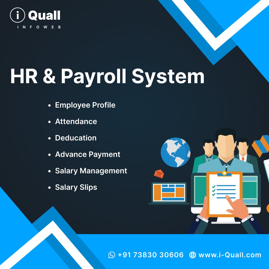 'From Hire to Paycheck: Transformative HR and Payroll Management Systems'

i-quall.com

#HR #Payroll #Hrtech #PayrollManagement #HumanResources #EmployeeManagement #AttendanceManagement #PayrollSoftware #DigitalHR #PayrollProcessing #PayrollSolution #PayrollServices