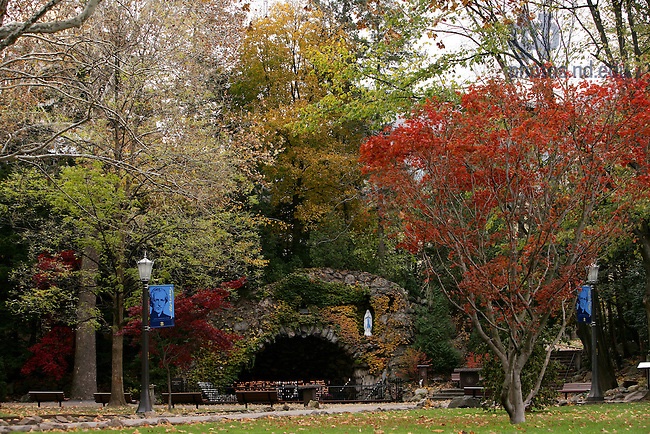 Quite confident that there isn’t a place that more appropriately captures the beauty &amp; purity of the seasons than Our Lady’s Grotto <a href="/NotreDame/">University of Notre Dame</a>. During this Holy Week let each of us remember to cherish our blessings and shoulder our Crosses. (cont.)