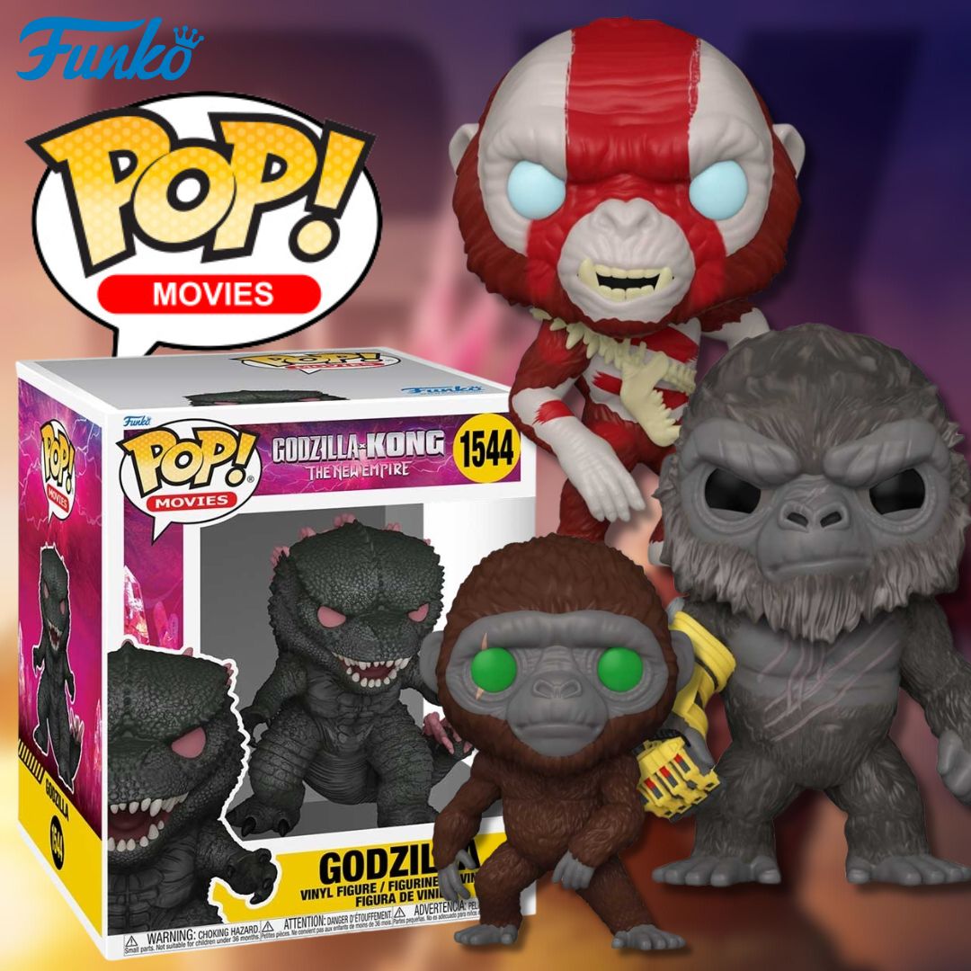TopPickToysUK's tweet photo. Godzilla and King Kong, two Titans, will face a challenge that looms larger than ever before. 
Available now in-store and online at
https://t.co/J8uCkus1FO

#Easter #kidstoys #ToyShopUK #ShopIndieUK #Retford #ShopSmall #funkopop #funko #funkouk #Monsterverse #GXK #GodzillaXKong https://t.co/nkv6R0G7CT