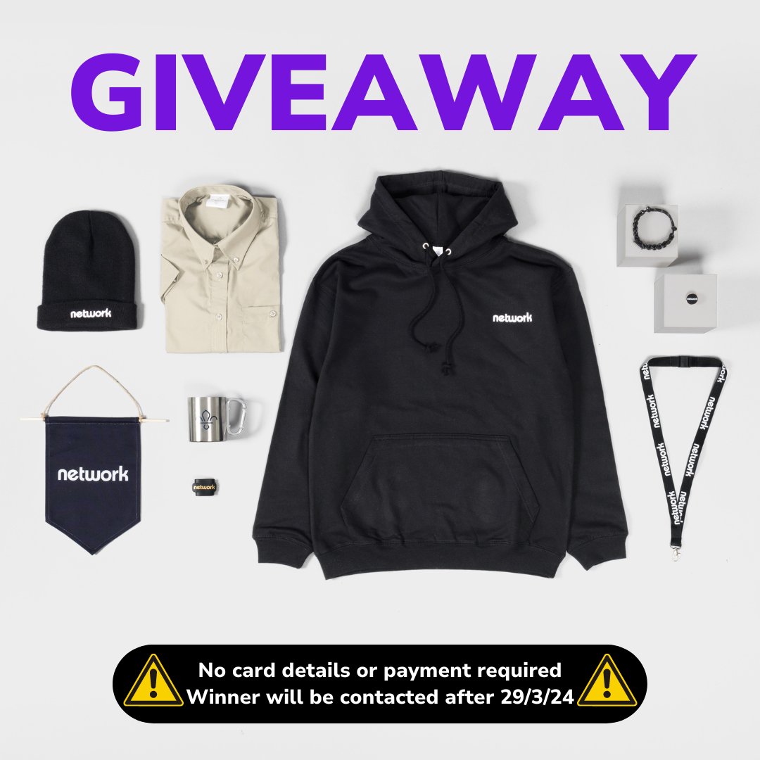 #GIVEAWAY Here's your chance to win a Network Scouts bundle worth over £130. To enter: ✔️ Like & retweet this post ✔️ Tag a friend who'd like to win this 🏆 Winner chosen randomly. Ends 29/3/24, UK only. Winner must reply within 24hrs or a new one will be chosen.