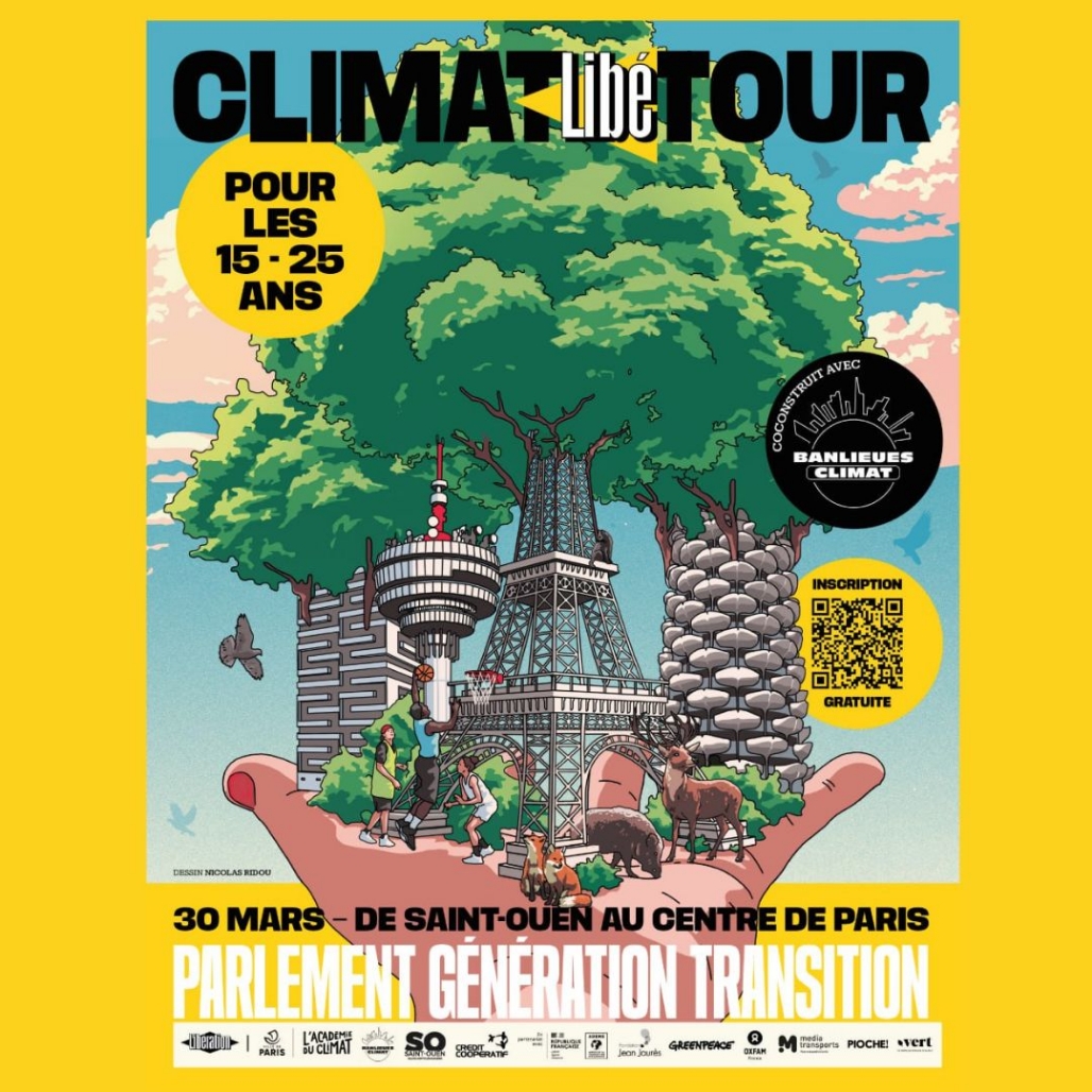 Ce samedi, à Saint-Ouen-sur-Seine, nous donnons rendez-vous aux 15-25 ans avec le Parlement Génération Transition. Pour cette édition, il y a du changement et le parlement évolue en action autour des enjeux de pollution de l’air. Plus d'informations ⤵️ climat-libe-tour.liberation.fr/programmation/…