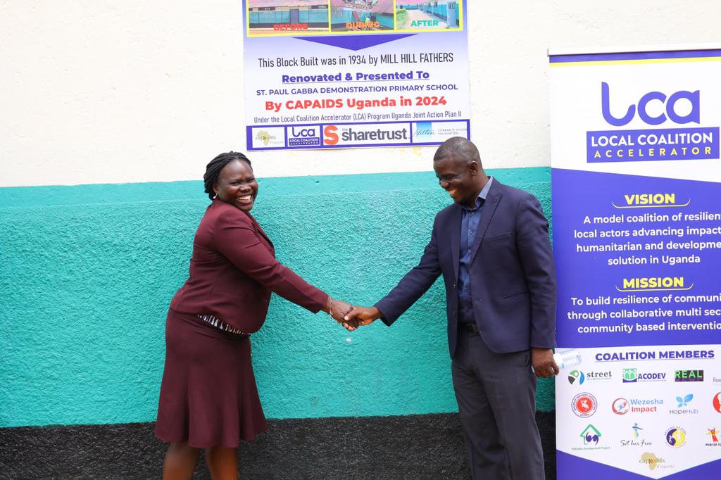 Today was a significant milestone as @CapaidsUganda through @LcaUganda officially handed over the newly renovated 1934 L-Classroom Block to St. Paul Gabba Demonstration Primary School! 

#LCAUganda #LCAJAPII