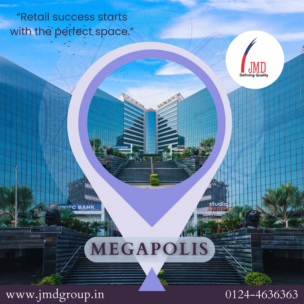 JMDGroup_'s tweet photo. Transform Your Business with Prime Retail Real Estate, JMD Megapolis !!
Unlock the full potential of your business in a strategically positioned retail space, where foot traffic meets consumer desire. 📷 #jmdgroup #JMDMegapolis #RetailNarrative #BusinessCaptivation #RetailSpace https://t.co/XrRinBN0Nw