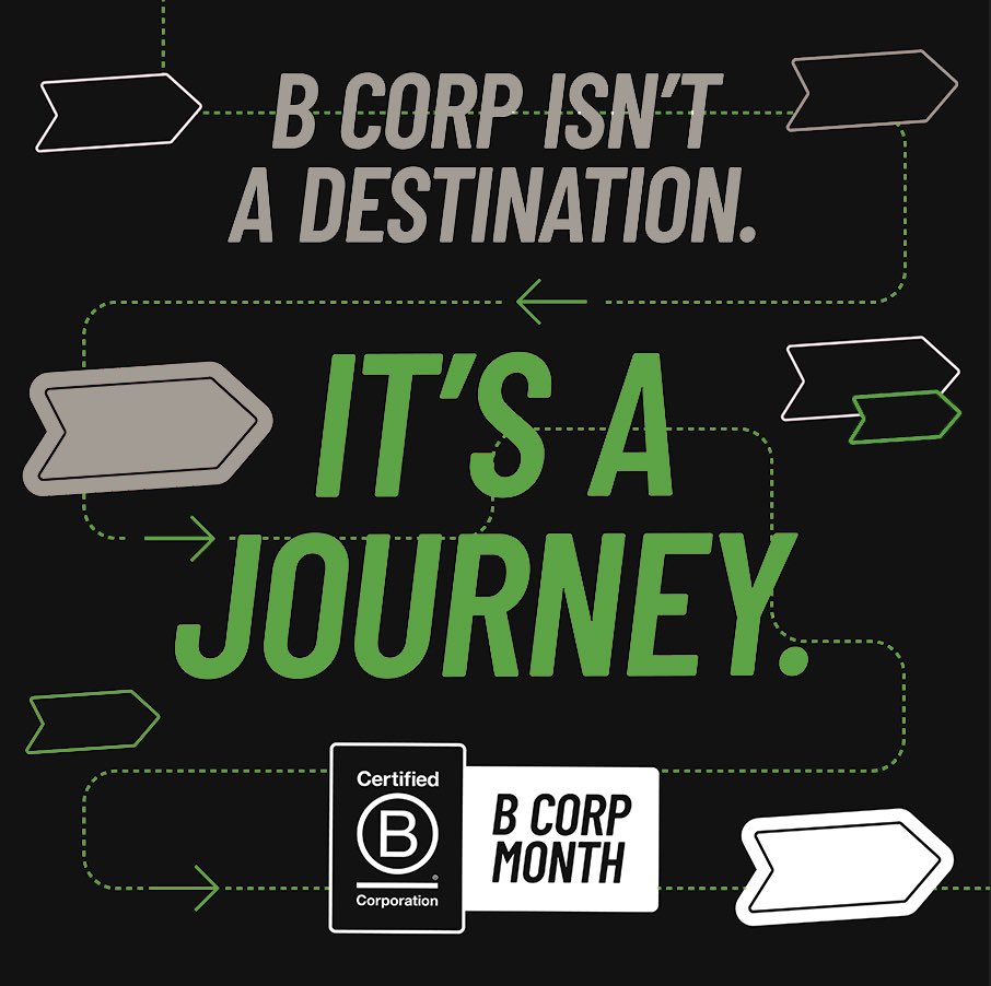 FreightBrokerss's tweet photo. Getting B Corp certified isn’t the end of the road - it’s just the beginning. B Corps keep improving their impact over time. B Lab is doing its part, by continually raising the bar for certification. As world issues are changing, it’s up to us to keep moving business forward! https://t.co/7Jhyb3kqO1