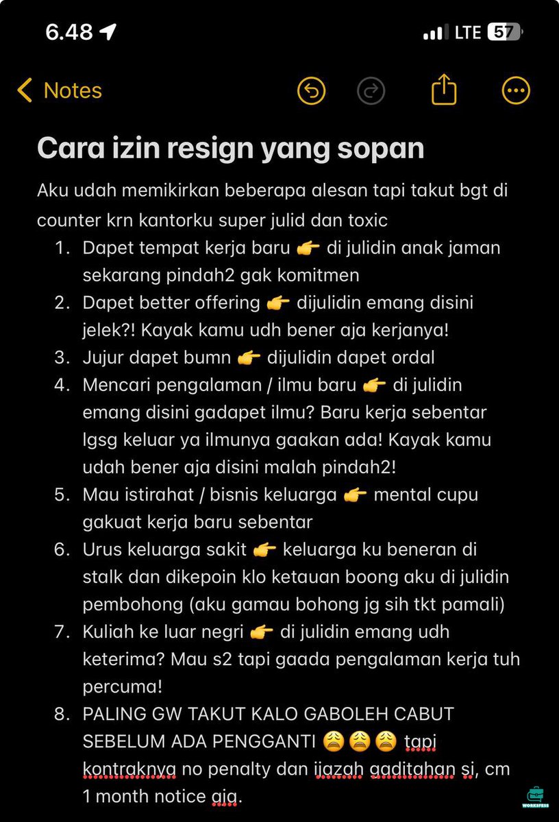 worksfess's tweet photo. HELPPP Aku freshgrad, baru kerja 6 bulan di tempat kecil toxic gajelas. Baru aja aku dapet OL BUMN. Kira2 cara izin resign gimana ya krn ORANG KANTORKU SUPER JULID WRK! https://t.co/5880selDjR