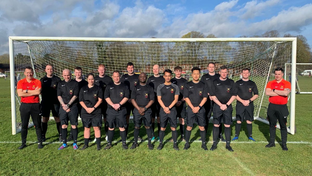 15 soldiers have been training this week to become Army Referees. The course is being held at Dalton Barracks. Today they are officiating at the Southern 6's. Courses are held throughout the year - please check out the details here: Referee Basic Courses - Army FA