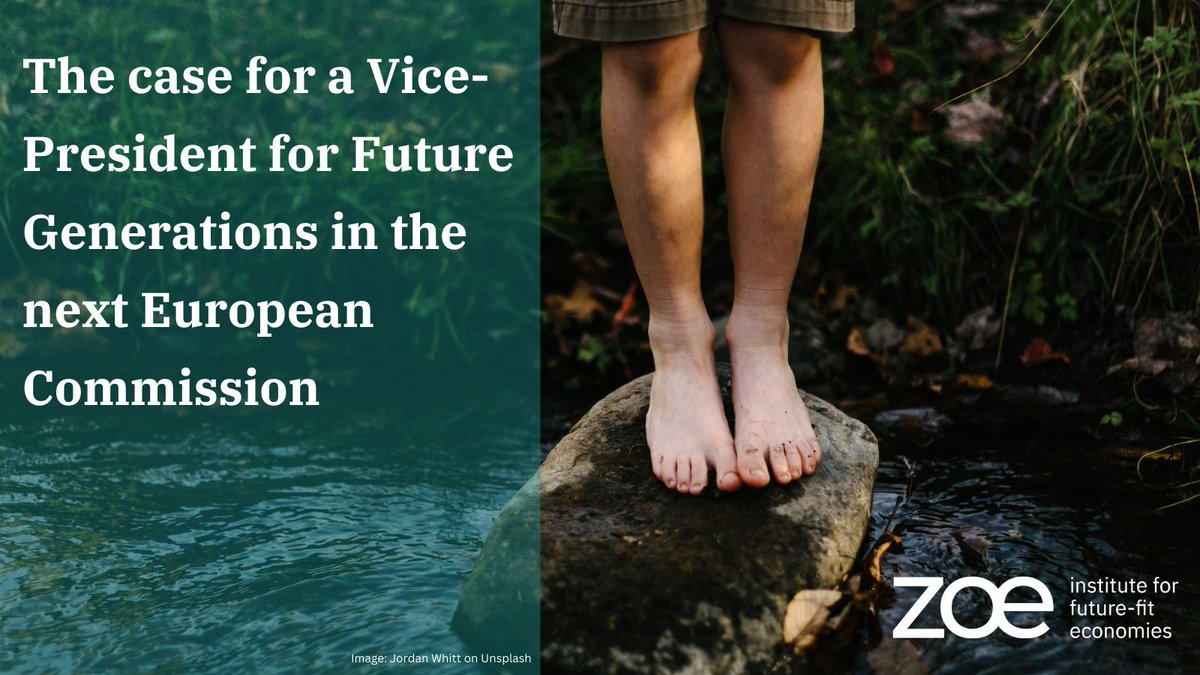'What is fundamentally missing in government is someone who is not only taking care of urgent matters, but also important matters, so that important does not become urgent' - @JanezPotocnik22 @ #ThinK2030 Yes! A Commissioner for #FutureGenerations zoe-institut.de/en/publication…