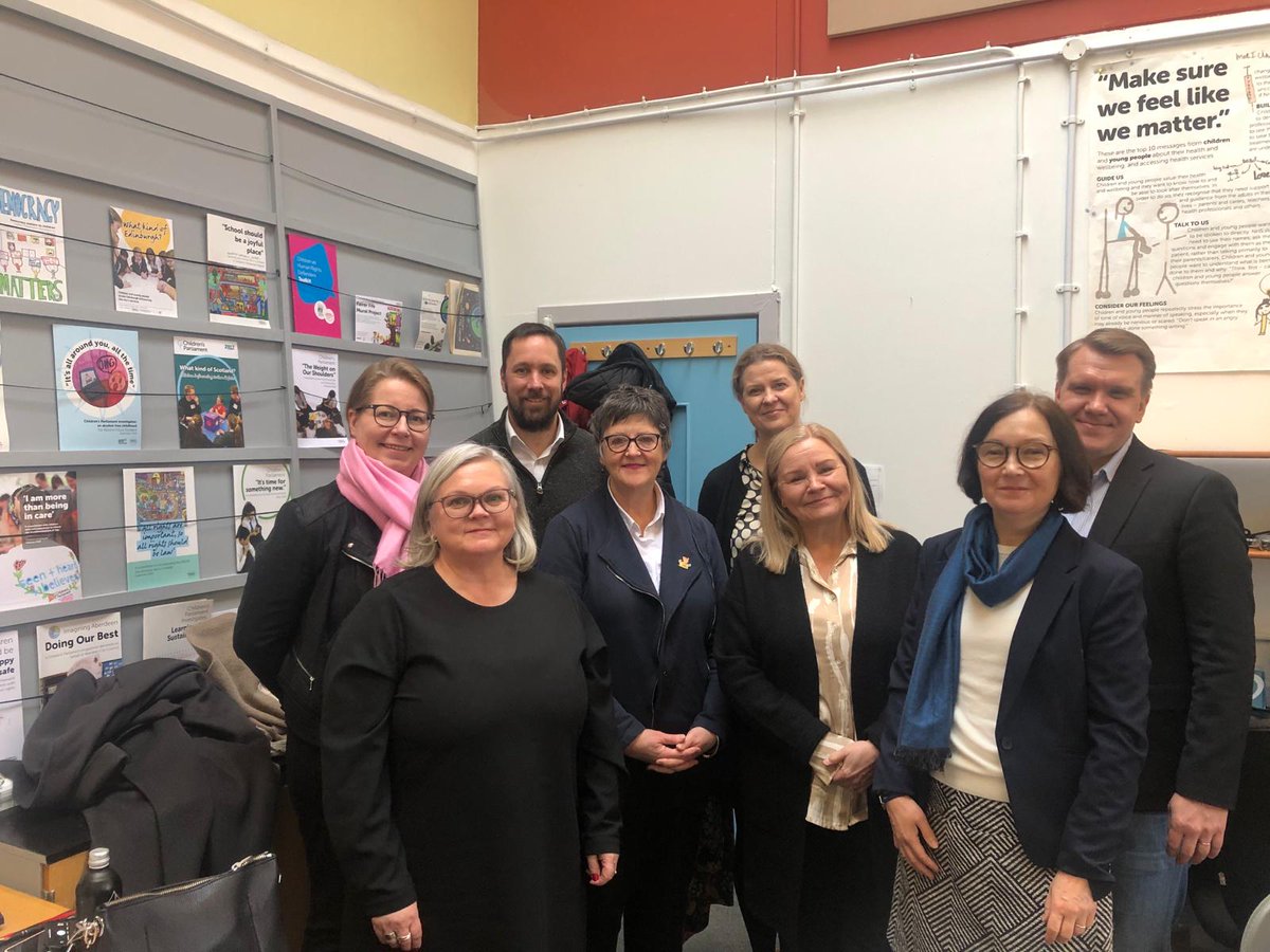 A wonderful visit from colleagues in Finland to discuss all things children's rights, culture change and AI @SotraFund @Scottish_AI @together_sacr @ScotGovEdu @ScotGovFM North Macedonia, Australia + Taiwan colleagues all on tour to @Creative_Voices so far this year #UNCRC