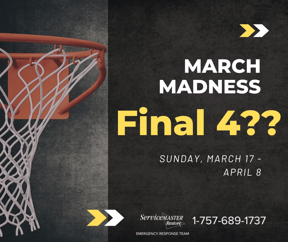 ServiceMastrVA's tweet image. #marchmadness #servicemaster #servicemasterrestore #emergencyresponsteam #ert #virginiabeach #va

Who are you picking to be your final four????