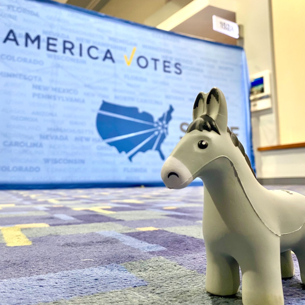 NGPVAN's tweet photo. We made it to #AVSummit24! We look forward to meeting and engaging with the organizations, advocates, and activists working to advance the progressive movement together. Thank you to @AmericaVotes for hosting such an impactful event! https://t.co/Cfsh5lvLDD