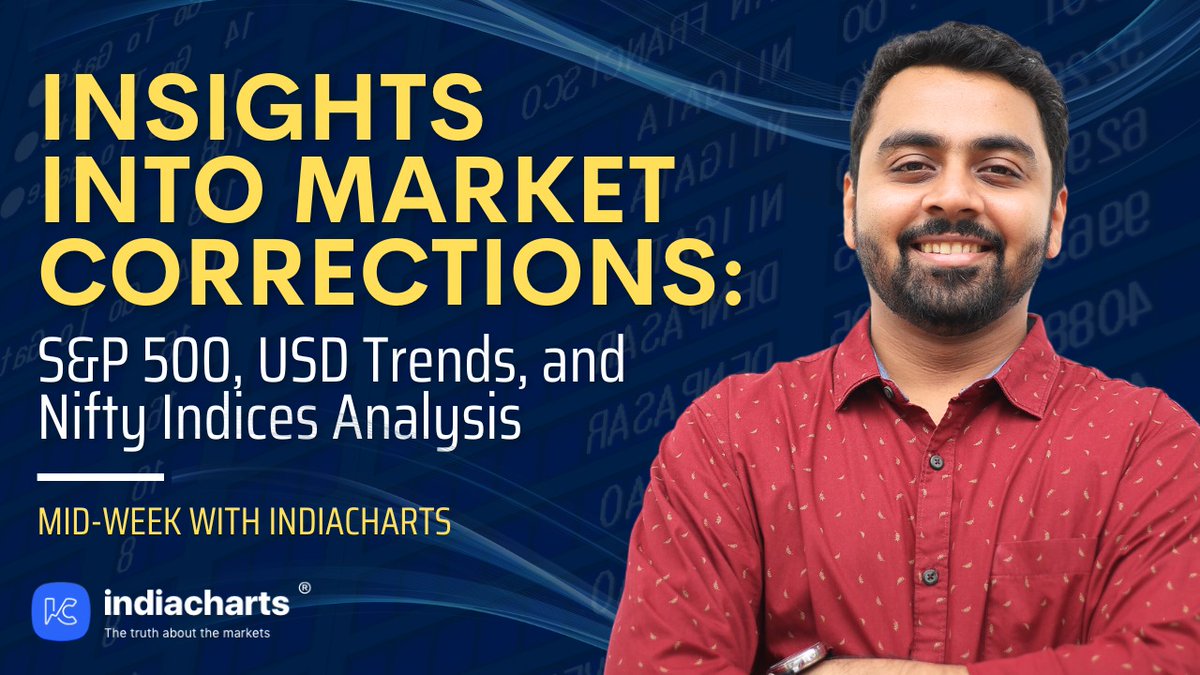 indiacharts's tweet photo. Today we Analyzed Market Corrections: S&P 500, is it an Uptrend Reversal or Temporary Dip? USD Trends & Sentiment Indicators! Watch Mid-week with Indiacharts Latest Episode- Out now- https://t.co/X2wUONNaNP

#MarketAnalysis  #UptrendReversal #MarketCorrection #FinanceAnalysis #StockMarket