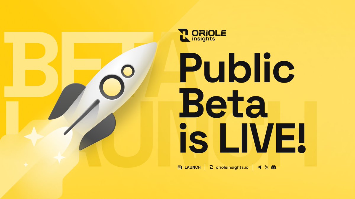 Oriole Insights Public Beta is NOW LIVE!

🚀 app.orioleinsights.io 🚀

We're happy to announce the launch of <a href="/OrioleInsights/">Oriole Insights</a> Public Beta, a leap forward in our journey to revolutionize cryptocurrency prediction markets!

🔍 Key Features of Oriole Insights Public Beta
- UP/DOWN