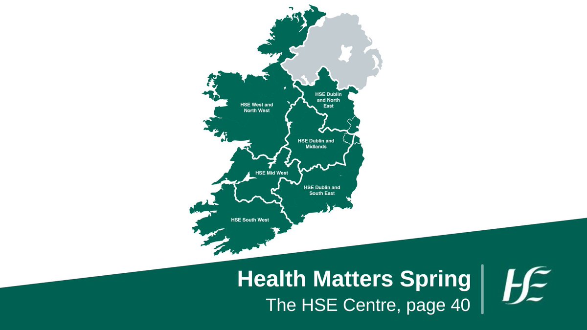 The structure of health regions will enable staff to provide services that are integrated, locally planned and delivered and available closer to home. Read this and more from across #OurHealthService in the Spring 2024 edition of Health Matters: bit.ly/3wTwhSs