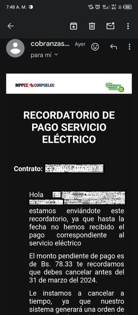 ÚLTIMA HORA | ⚡️ ¡Corpoelec impone tarifa sorpresiva!

- Los venezolanos se despertaron con la noticia de que Corpoelec ha comenzado a cobrar una tarifa única de mil bolívares  a todos los usuarios. 

DATO: El salario mínimo en el país es de solo bs 130. goo.su/DJa9v1T