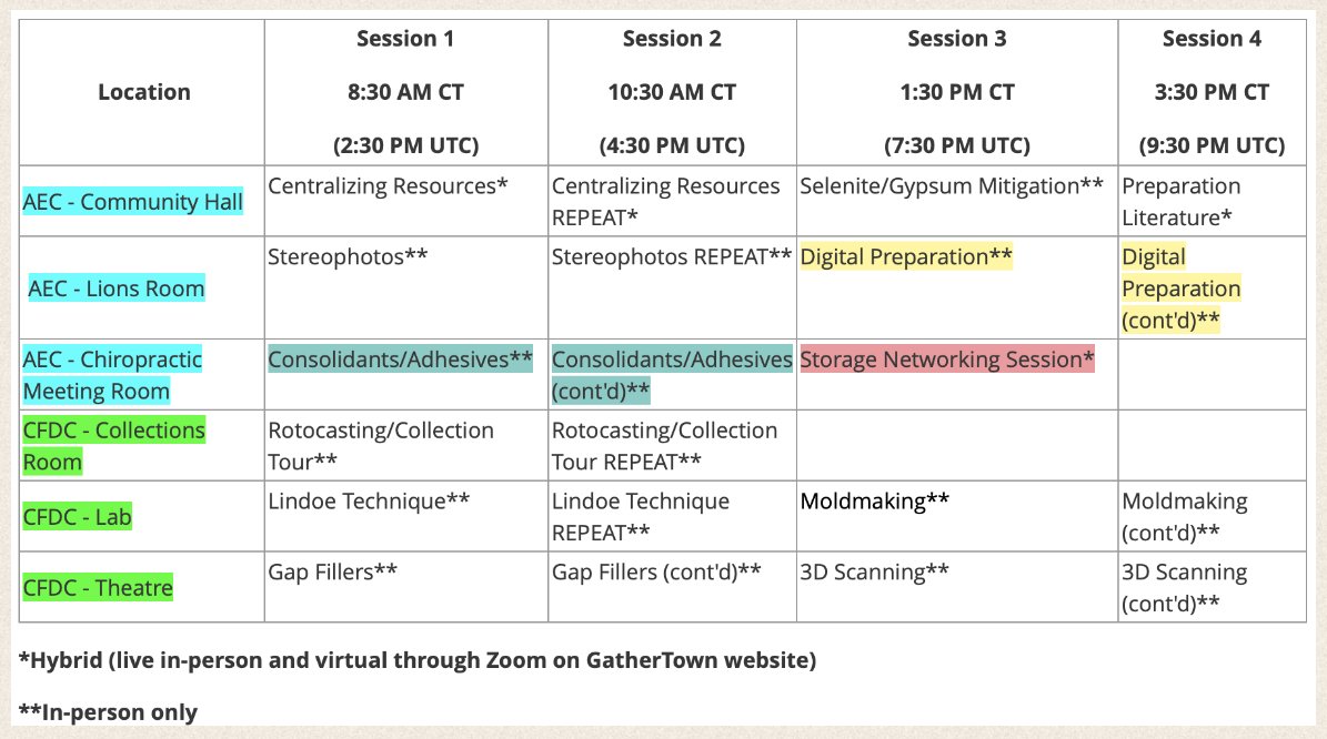 Assoc. for Materials & Methods in Paleontology tweet media
