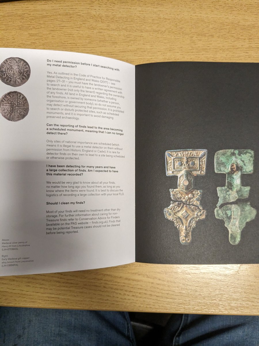 Lovely to see the new Advice for Finders leaflet in print! Coming to FLOs near you soon. Downloadable at: finds.org.uk/getinvolved