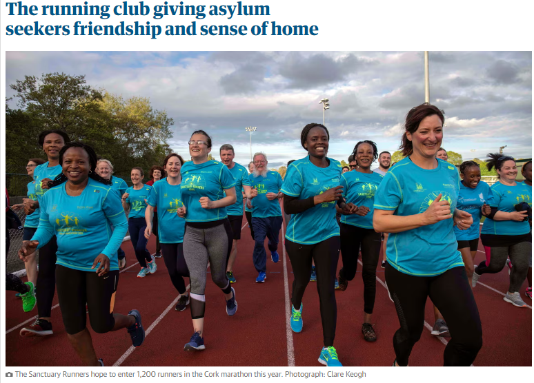 Can't believe this article is over 4 years old @GrahamJClifford !😮 💙 So much has happened in the meantime but we're heading to @TheCorkMarathon again in June💪 💛Join & run with us @SanctuaryRunner We need solidarity now more than ever theguardian.com/sport/behind-t… @SanctuaryRunCor