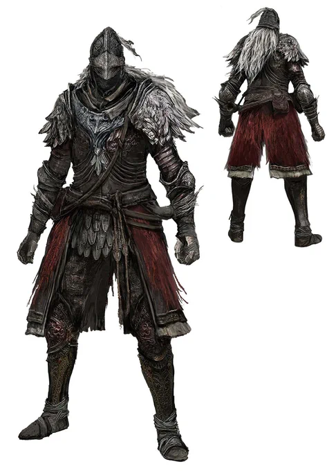 Concept art | Elden Ring - Raging Wolf Attire 