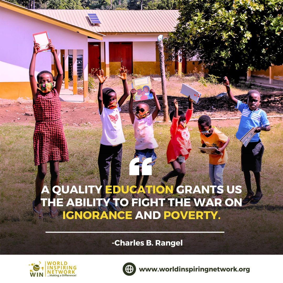 worldINetwork's tweet photo. Quality education fights ignorance & poverty. Join forces for #SDG4! Break cycles of poverty & ignorance. Donate Now: https://t.co/K46S1RQh5X #EducationForAll #SDGs #QualityEducation #Empowerment #WorldInspiringNetwork https://t.co/YycfcqJw2n