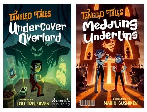 My book review today is of Lou Treleaven's Tangled Tales book, Undercover Overlord and Meddling Underling: buff.ly/4a5YaWl #TangledTales #UndercoverOverlord #MeddlingUnderling #earlyreaders #childrensbooks @LouTreleaven @CWLAgency @maverickbooks @mariogushiken