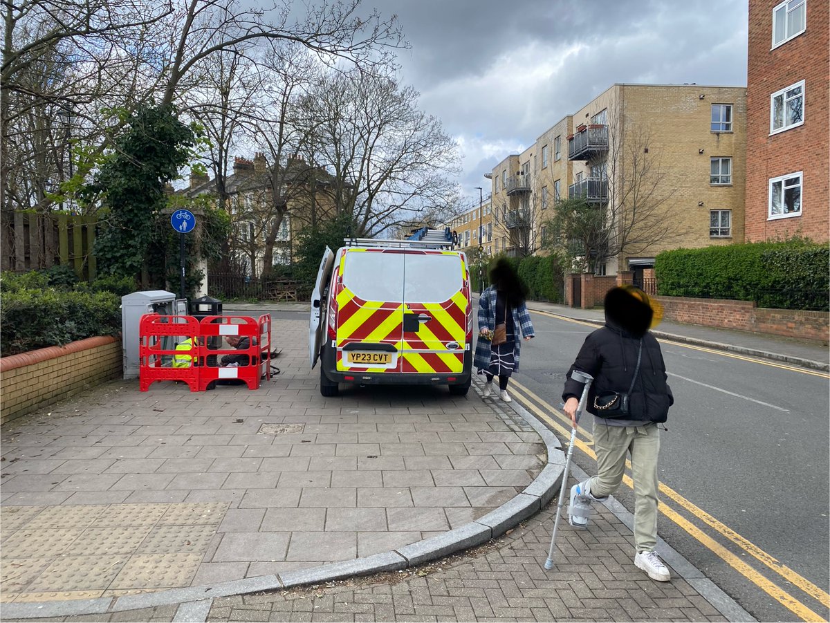 Giles Gibson (@ggatlarge) on Twitter photo <a href="/CommunityFibre/">Community Fibre</a> Looks like your engineers are not really community minded at all. There is ample free parking within a few metres but no, easier to block the pavement for everyone. <a href="/CommunityFibre/">Community Fibre</a> Looks like your engineers are not really community minded at all. There is ample free parking within a few metres but no, easier to block the pavement for everyone.