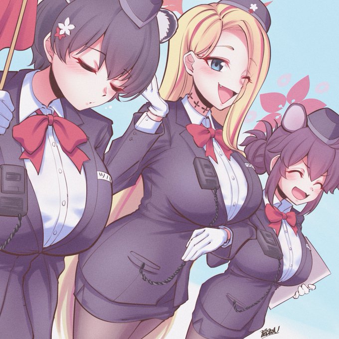 「ワタシたちが百鬼夜行をガイドいたしマース!」
#ブルアカ 