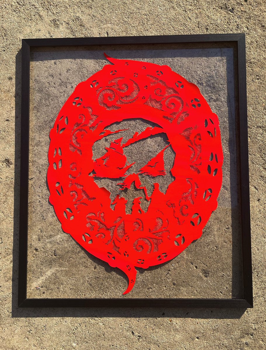 I plan to hang it in my bedroom.🥰
<a href="/SeaOfThieves/">Sea of Thieves</a> #SeaOfThieves #BeMorePirate  #papercutting