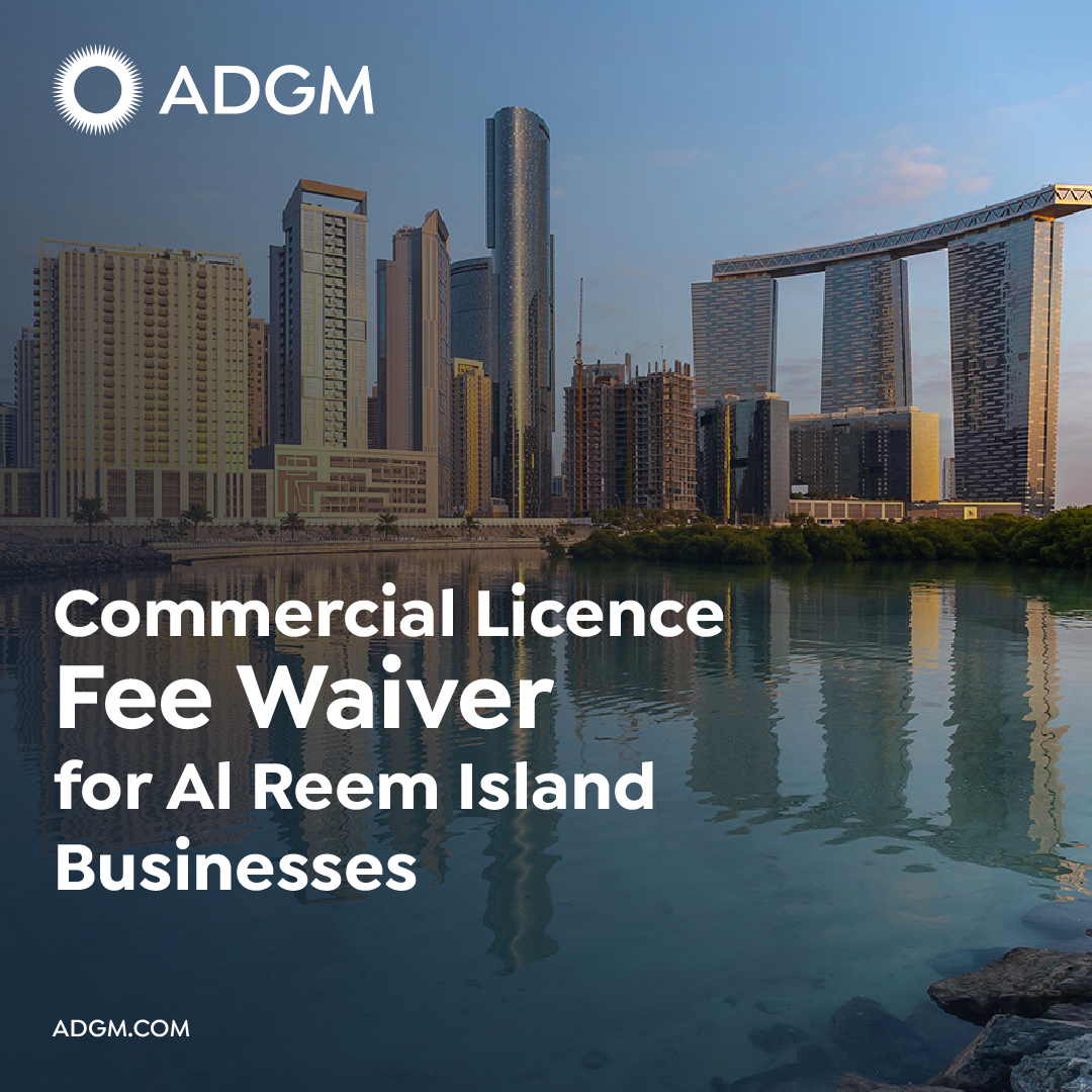 ADGM introduces a new strategic incentive initiative, exempting established businesses on Al Reem Island, operating in non-financial and retail sectors, from commercial licence fees until 31 October, 2024, to ensure a seamless transition from ADDED to ADGM. Learn more here:…