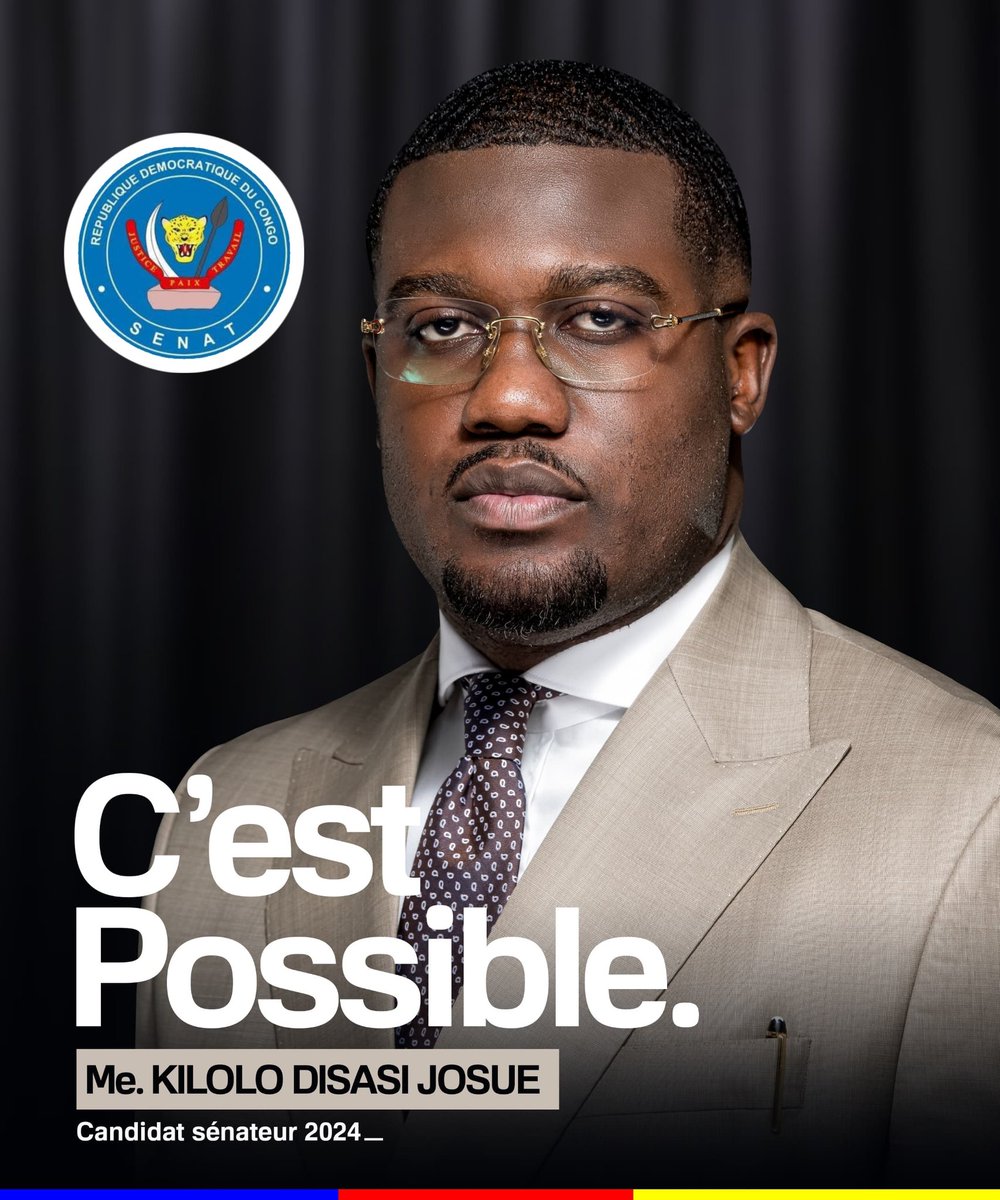 "Notre bataille consistera à limiter le nombre de mandats consécutifs pour encourager le renouvellement des élus et l'arrivée de nouveaux visages"
-Me. Josué Kilolo✍️🏾

Soutien total et indéfectible à toi Me <a href="/KiloloJosue/">Maître KILOLO DISASI Josué</a> et nous croyons en cette bataille✨️