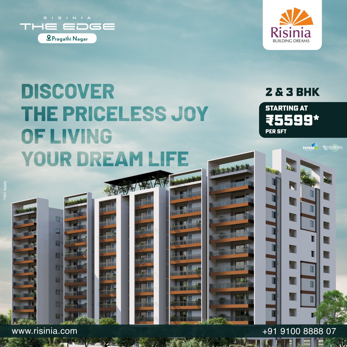 This investment brings you joy that knows no bounds. Rise to modern-day living with The Edge.
For more details visit our website: risiniatheedge.com

#risinia #risiniabuilders #risiniatheedge #pragathinagar #2bhkflatsforsaleinpragathinagar #3bhkflatsforsaleinpragathinagar