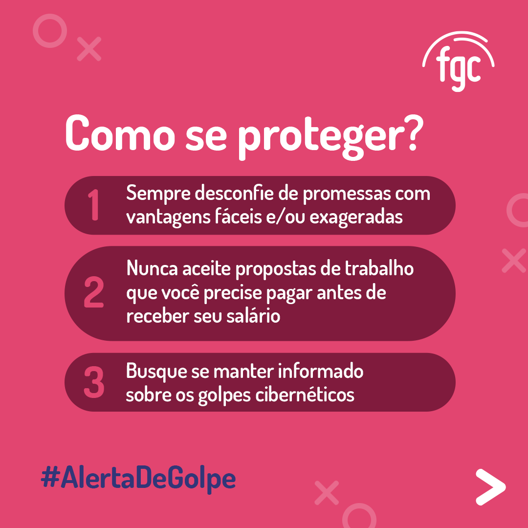 fgc_br's tweet photo. 🚨 #AlertaDeGolpe 🚨

Criminosos estão se passando por recrutadores interessados em contratar pessoas para realizar tarefas simples nas redes sociais. Porém, as vítimas logo são obrigadas a pagar para participar de algumas dessas atividades. 🚓

Recebeu uma notificação parecida? Desconfie!

Saiba mais em: https://t.co/lQcNSnC6vE

#FGC #FGCInforma #SegurançaFinanceira
