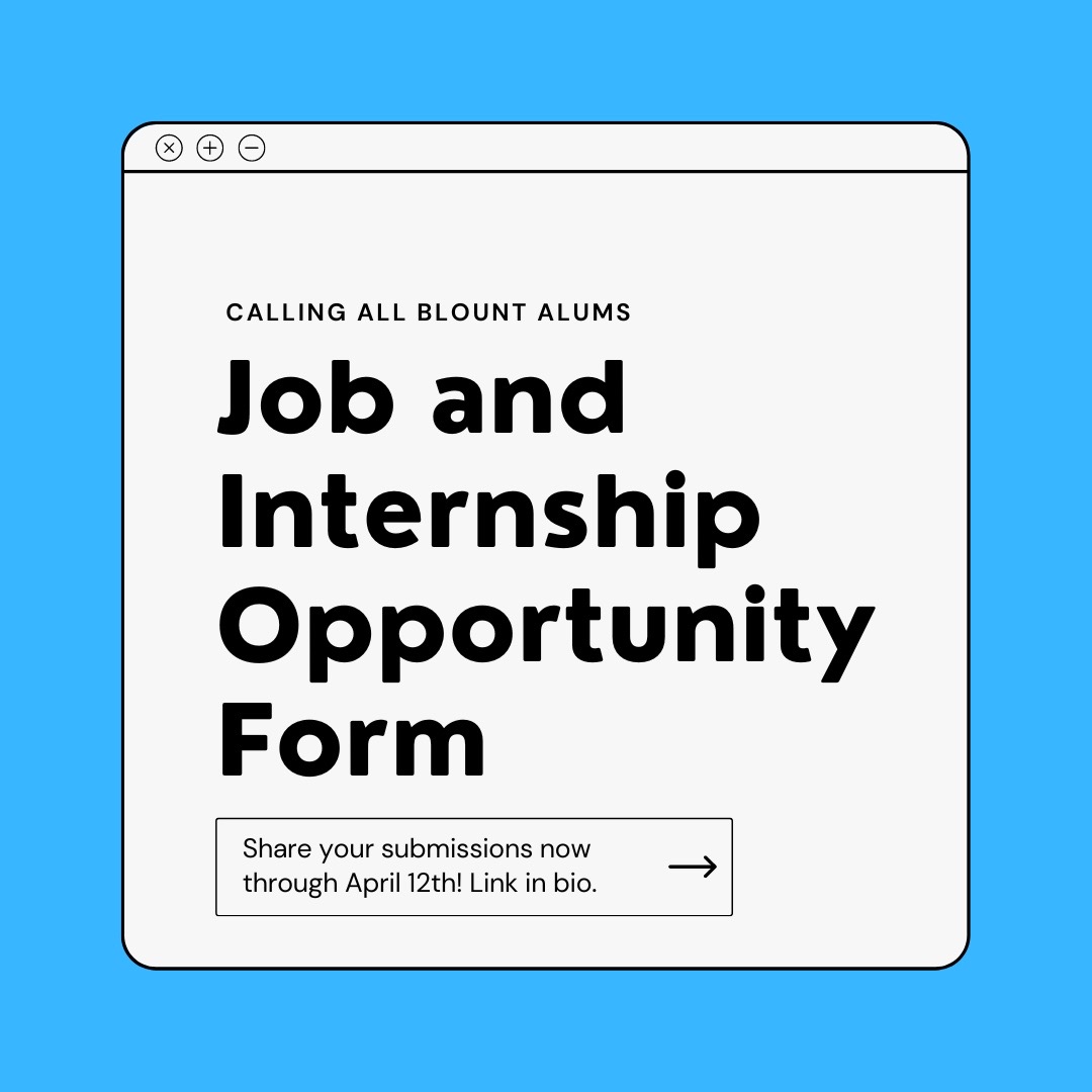 Blount Alumni Fellows tweet media