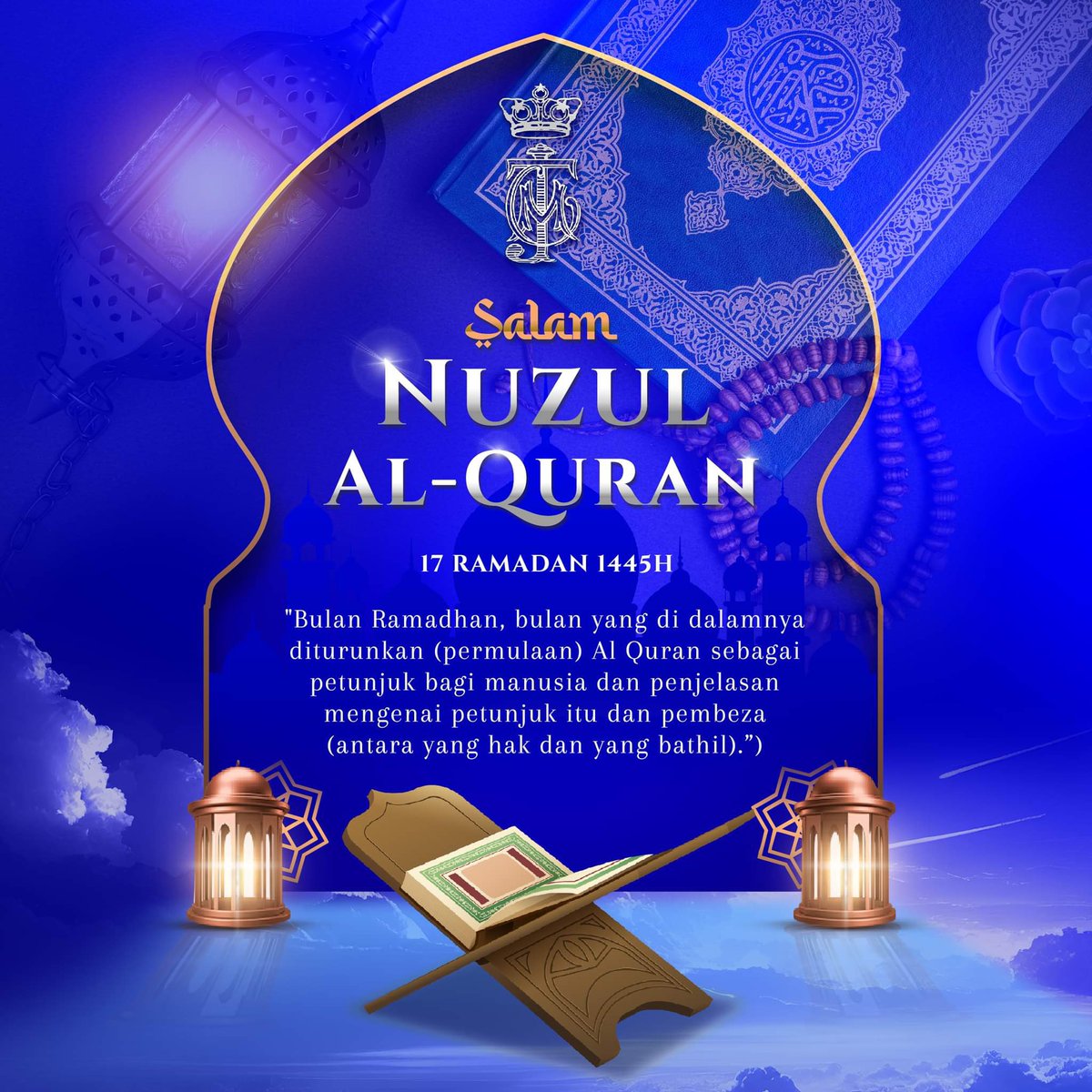 Marilah kita sama-sama menghayati dan mengamalkan Al-Quran sebagai rujukan dan panduan dalam kehidupan kita. Semoga kita semua diberkati dan dirahmati Allah SWT agar beroleh kebahagiaan di dunia dan akhirat. Salam Nuzul Al-Quran 1445 Hijrah.