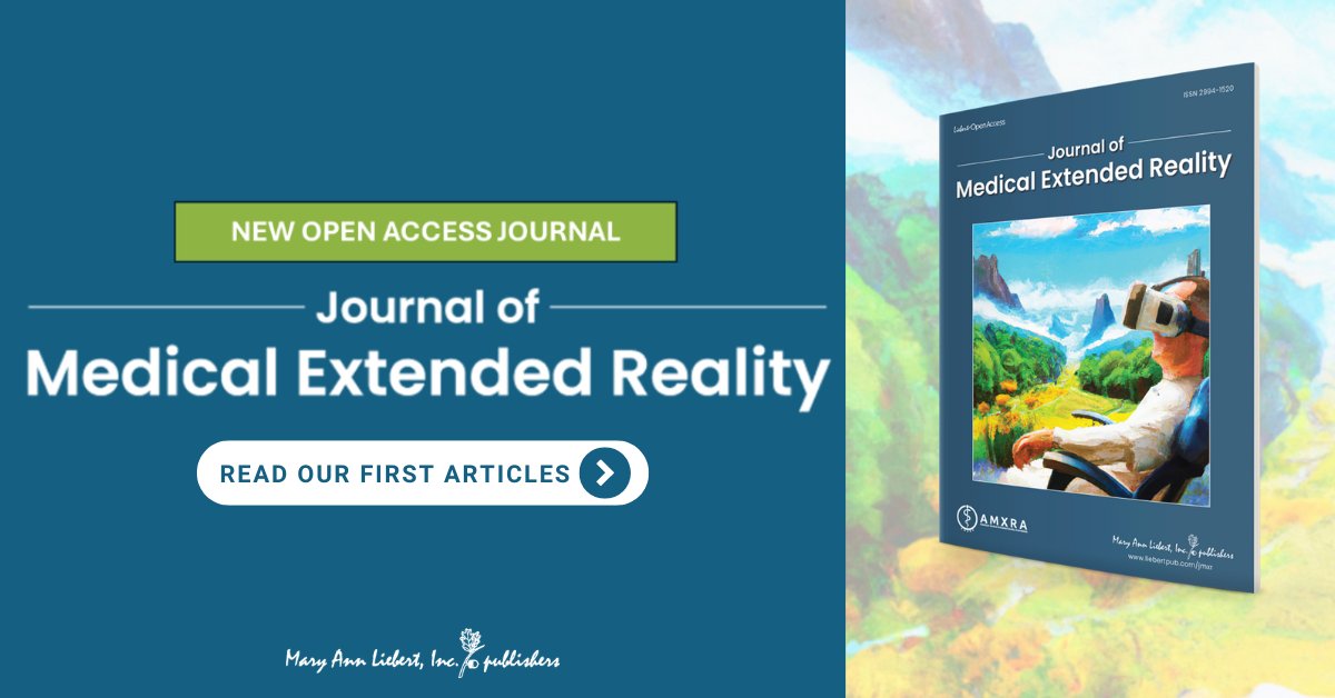 J Med XR is the new open-access peer-reviewed journal exploring the multifaceted role of XR in healthcare. Read the first groundbreaking articles published here: ow.ly/tjyj50R2eG4