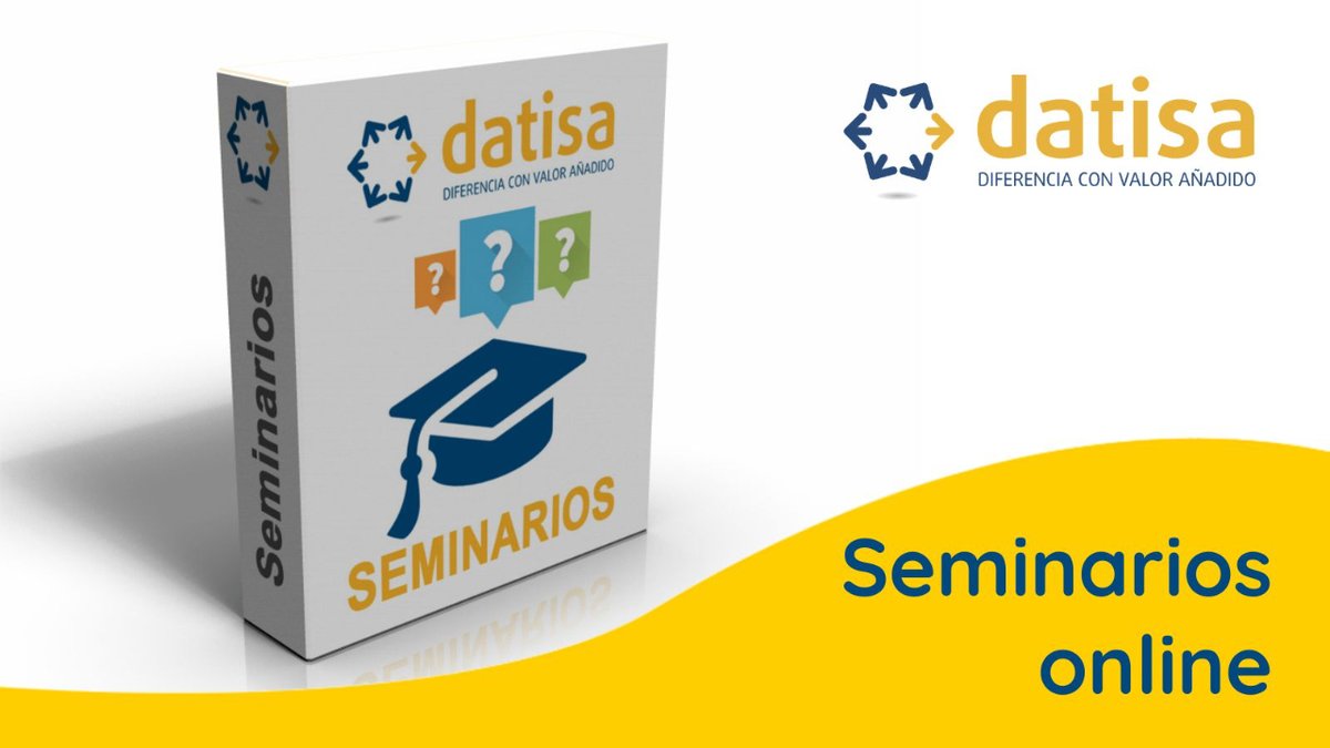 DatisaSoftware's tweet photo. El retorno de la inversión en tus aplicaciones depende de tus conocimientos.
Los expertos de #Datisa te traen todas las novedades en materia fiscal: #impuestos, #automatización de la #gestión, #facturas, libros oficiales...
🟡https://t.co/duX64CGUj6
#software #ERP #seminarios https://t.co/0QrdKwKH42