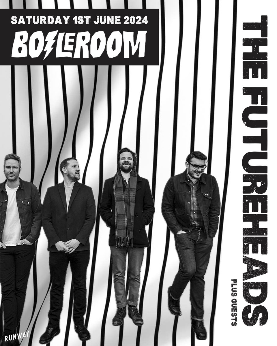 ++NEW SHOW++ @thefutureheads this June - tickets on sale this Friday at 10am: seetickets.com/event/the-futu…