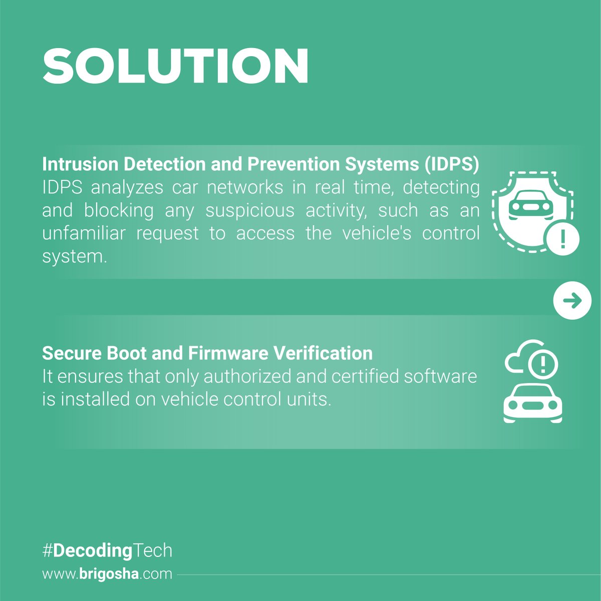 Brigosha's tweet image. The automotive industry is shifting gears, but are they ready for the evolving threats of cybersecurity? Join us in our #DecodingTech series as we uncover the challenges and solutions paving the way for a safer future.
#automotive #cybersecurity 2/2