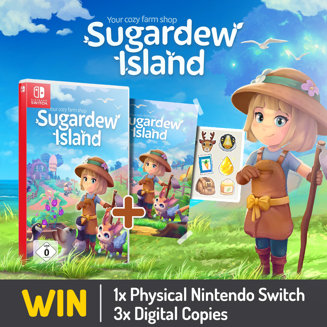 sugardewisland's tweet image. 🥳 Sugardew Island GIVEAWAY 🥳
Win a physical Nintendo Switch version or 1 of 3 digital versions of Sugardew Island! 🎁
Open your own farm shop and restore the harmony of the island! 🏝️
To enter:
❤️ like & share
❤️ comment "digital" or "physical"