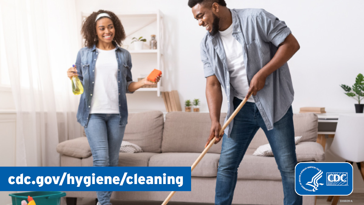 #DYK you can help stop the spread of germs by keeping up with healthy #cleaning habits? Regular cleaning with soap and water can help prevent you from getting sick. Explore more about cleaning surfaces during #NationalCleaningWeek: bit.ly/3JRtUE1