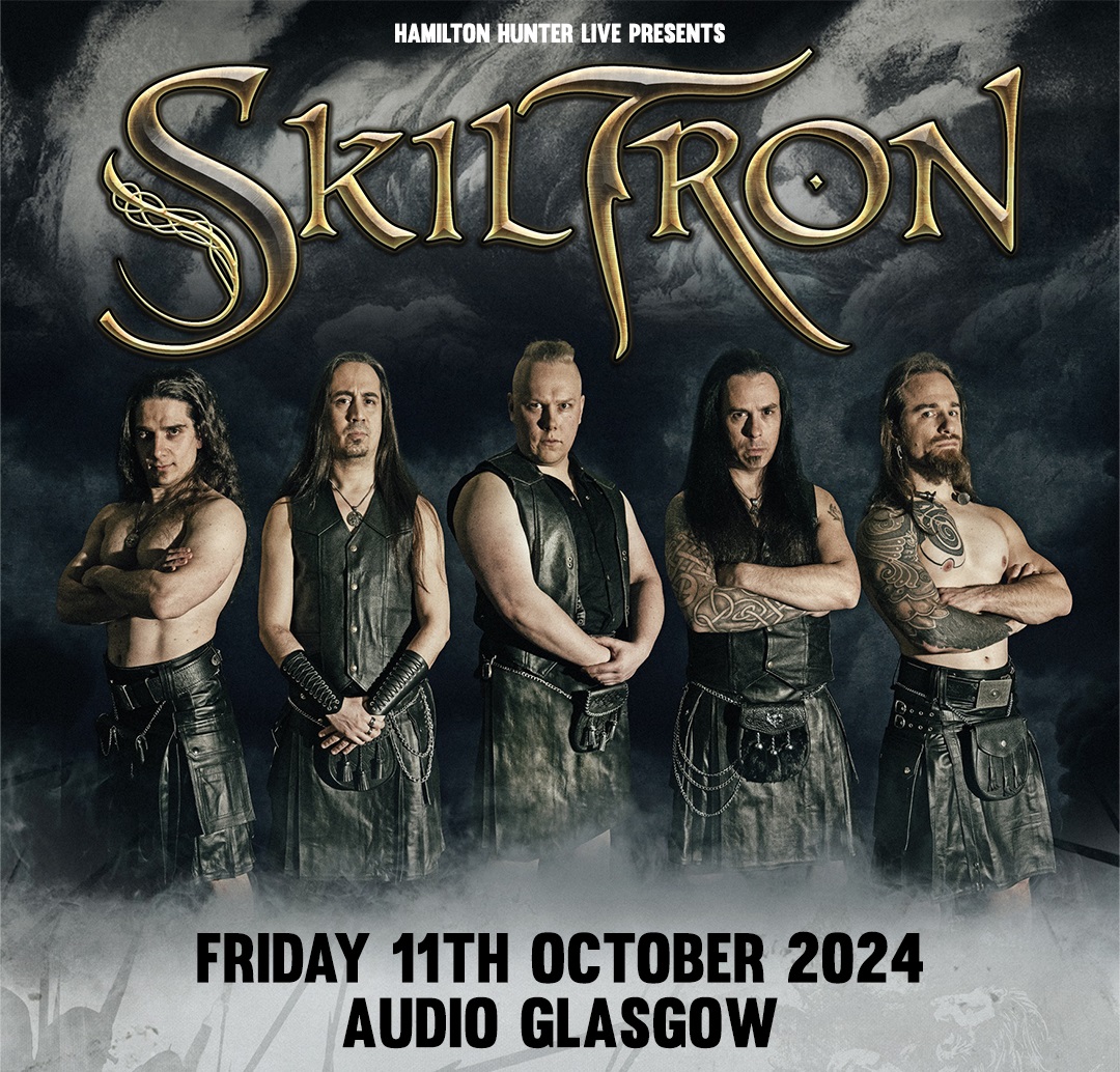 Folk metal band formed in Buenos Aires SKILTRON @AudioGlasgow 11/10/24 On sale now 🎟️t-s.co/skil8 @HHLscotland @scottishmetal @Skiltron