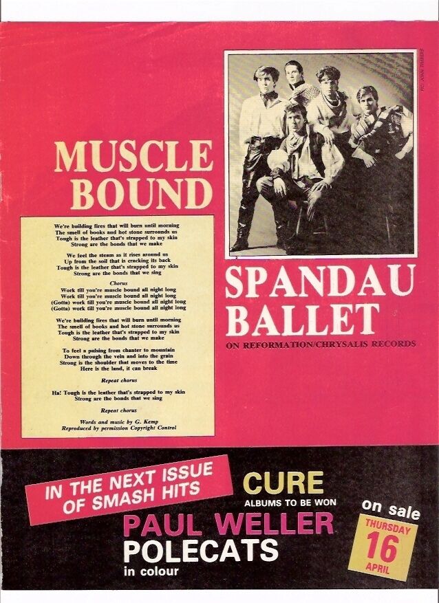 SpandauBallet's tweet photo. "Tough is the leather that's strapped to my skin..."

#musclebound https://t.co/EjDzbhwn7R
