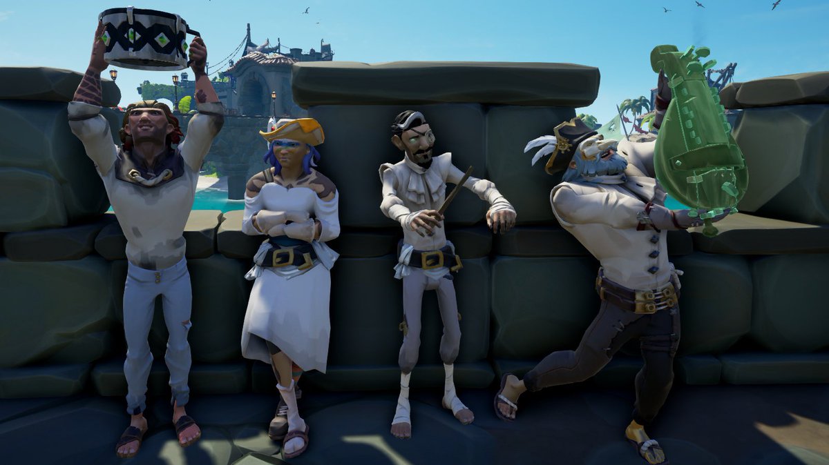 InsaneGabber666's tweet photo. theme : pop band
@SeaOfThieves #styleofthieves
crew : @TheSynicall @The_Pirate_Foxo @AndySig70 @InsaneGabber666 https://t.co/nzbJvO9lE8