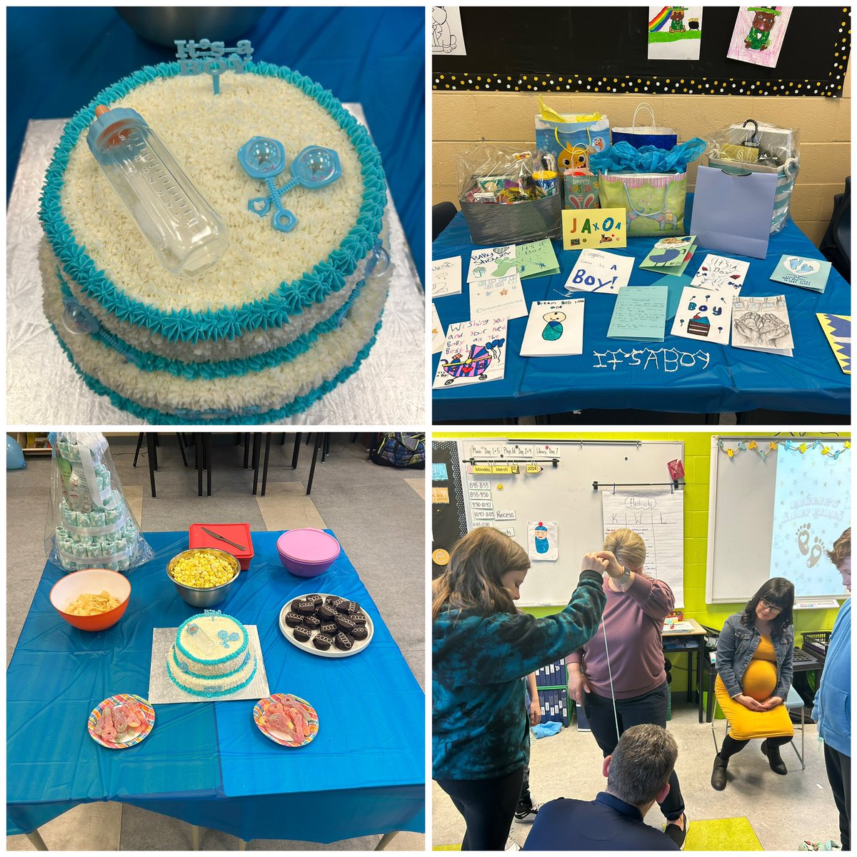 HDDawe's tweet photo. Sending Ms Stacey off with a Beautiful baby shower. Planned, designed and hosted by the Ss in our class! #whatajob @BrooksideInt #wewillmissyou https://t.co/mhaoU4Z87X