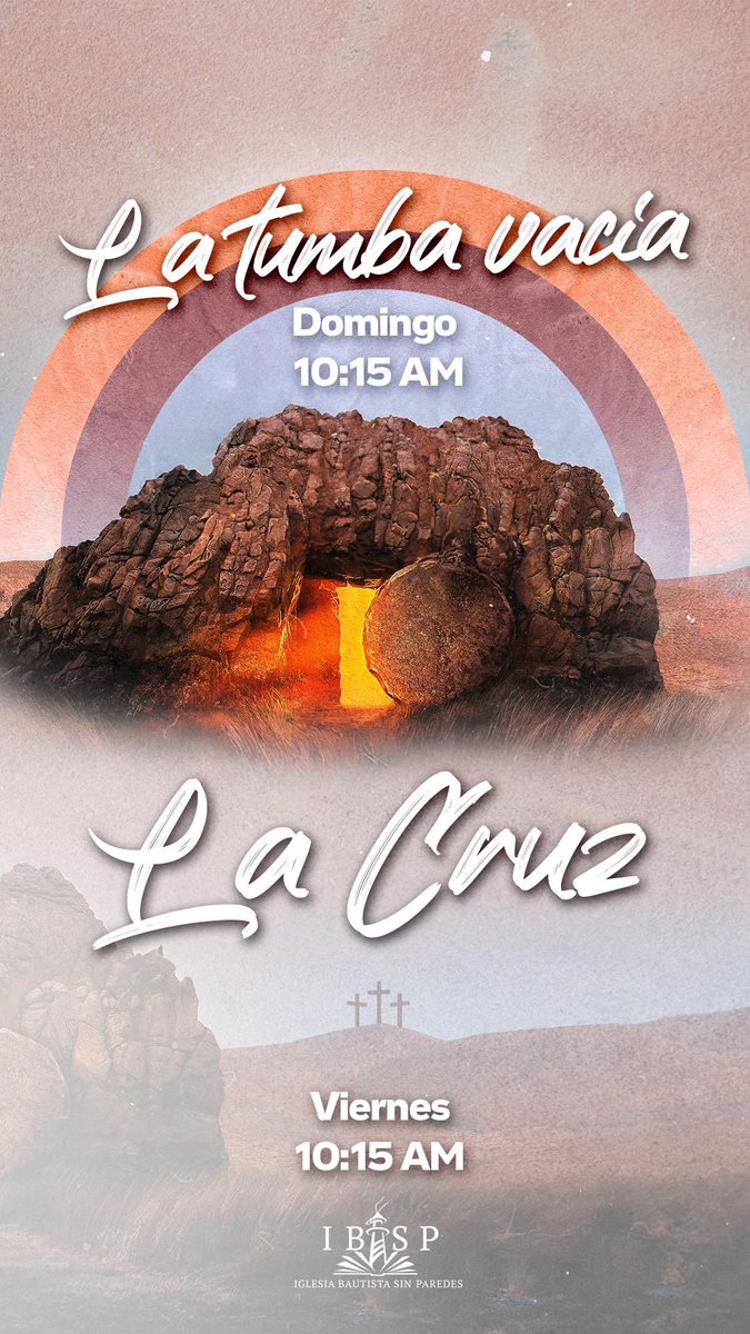 SinparedesPR's tweet photo. ¡Celebra la Semana Santa con nosotros! Únete este viernes 29 y Domingo 31 de marzo. https://t.co/Ojj8lLj3Kq