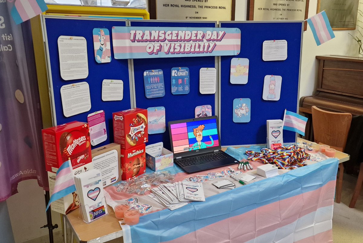 Join the UHD Pride Network in the Atrium at Bournemouth Hospital to promote #transdayofvisibility 

<a href="/UHD_NHS/">University Hospitals Dorset NHS Foundation Trust</a> <a href="/NHSuk/">NHS</a> <a href="/NHS/">@NHS</a>