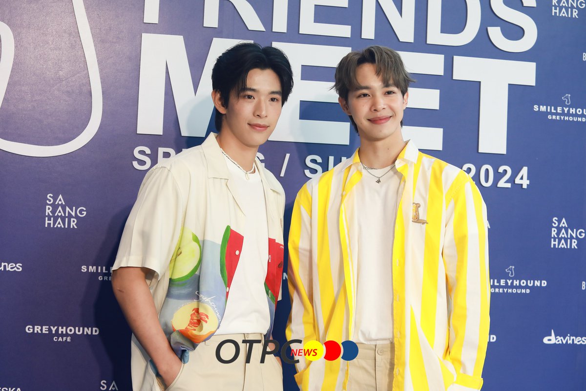 "ไบร์ท ธนพล"-"อ๊ป วีระพงษ์" ร่วมงานเปิดตัวคอลเลกชั่น SPRING/SUMMER 2024 จาก SMILEYHOUND ในงาน "SMILEYHOUND FRIENDS MEET" 

#brightthanapon #oppopp 
#SMILEYHOUND
#SMILEYHOUNDMYBESTBUDDY
#SMHFRIENDSMEET