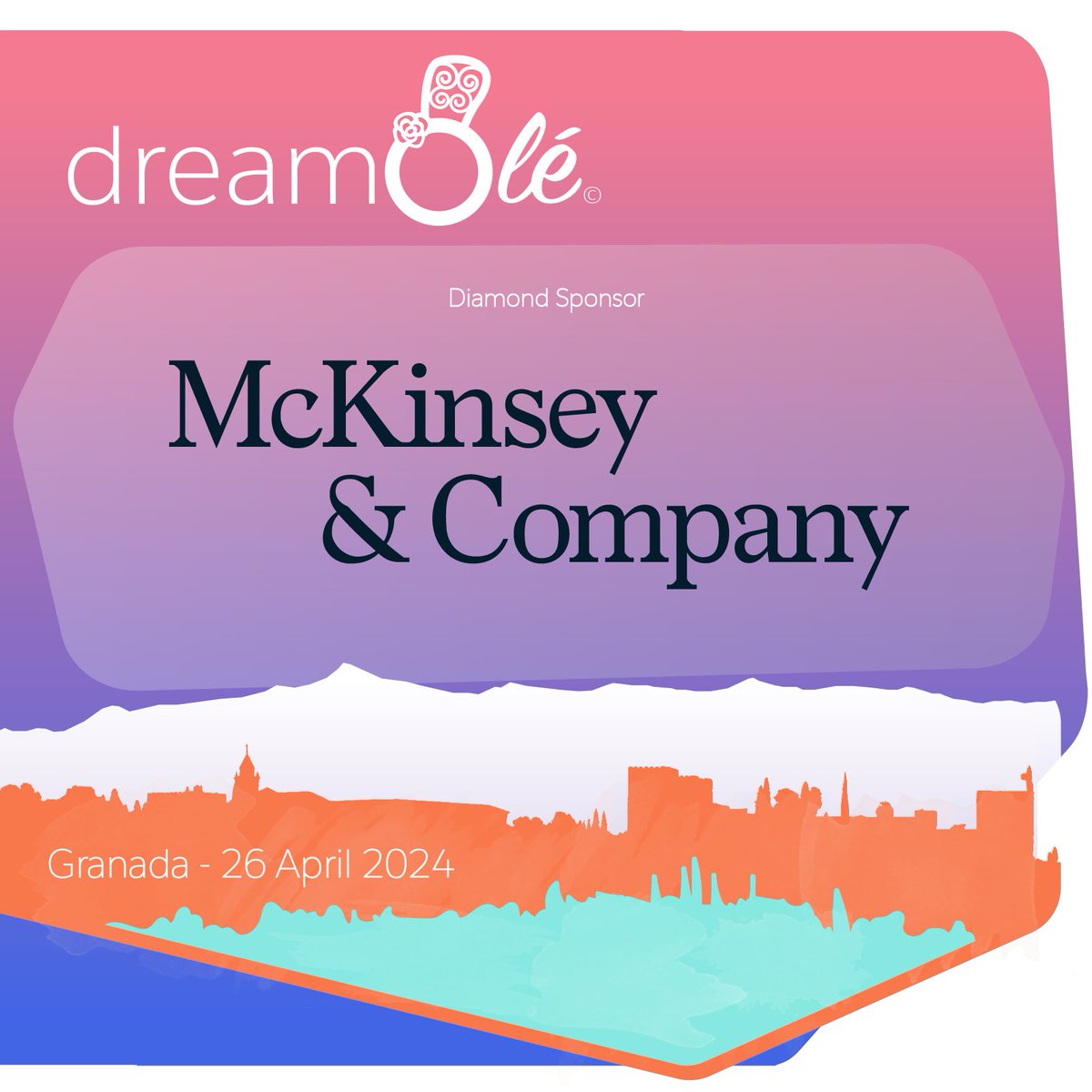 🎉 Exciting Announcement! 🎉
Let's welcome mckinsey.com to #dreamOlé24! They are joining us this year as a 💎 Diamond Sponsor 💎 . 
Please make sure to visit them at their booth in Granada on April 26th, 2024.

#TrailblazerCommunity #SalesforceOhana #Spain #Granada