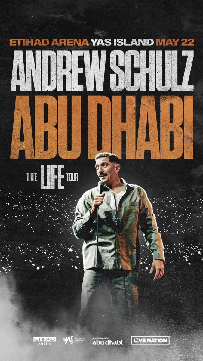 Abu Dhabi we’re coming back May 22nd Pre-Sale March 28th 8am (Towel Time) Code: ANDREW ticketmaster.ae/event/10631?CL… (ticketmaster.ae/event/10631?CL…)