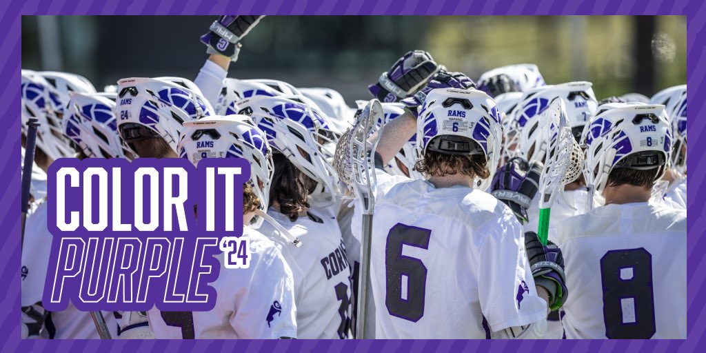 Cornell College Men's Lacrosse (@cornellramsmlax) on Twitter photo COLOR IT PURPLE
Help support our student-athletes by celebrating #coloritpurple and giving to the Golden Rams Fund! Every Gift, no matter the size, helps make a difference to current and future members of our #Ramily!
Click the link down below to donate!
coloritpurple.cornellcollege.edu/pages/home-2359 COLOR IT PURPLE
Help support our student-athletes by celebrating #coloritpurple and giving to the Golden Rams Fund! Every Gift, no matter the size, helps make a difference to current and future members of our #Ramily!
Click the link down below to donate!
coloritpurple.cornellcollege.edu/pages/home-2359